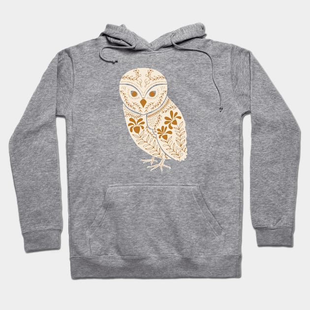 Dark Omens Owl - Ghost Hoodie by Amicreative